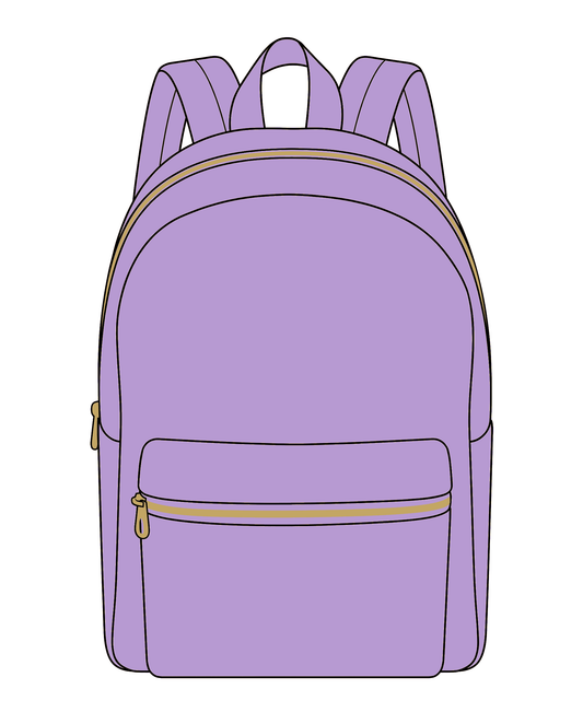 The Mini Scoop Backpack in Blueberry Swirl