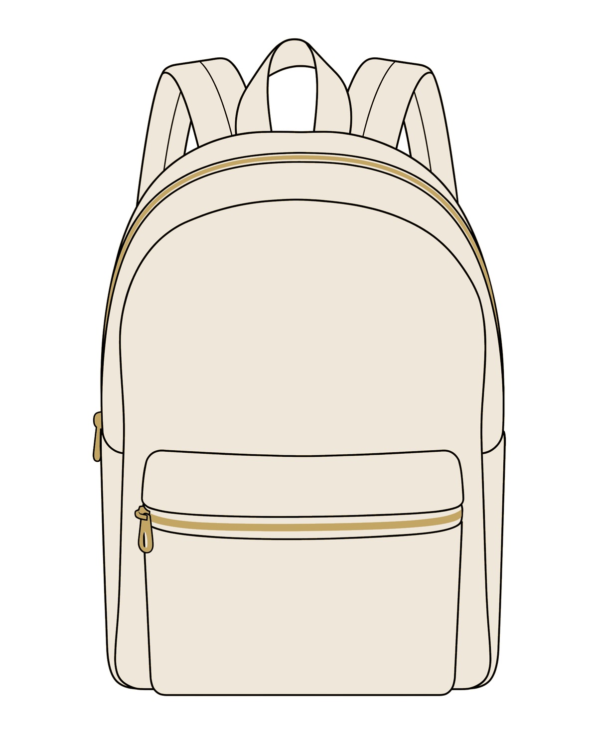 The Mini Scoop Backpack in Cookies & Cream