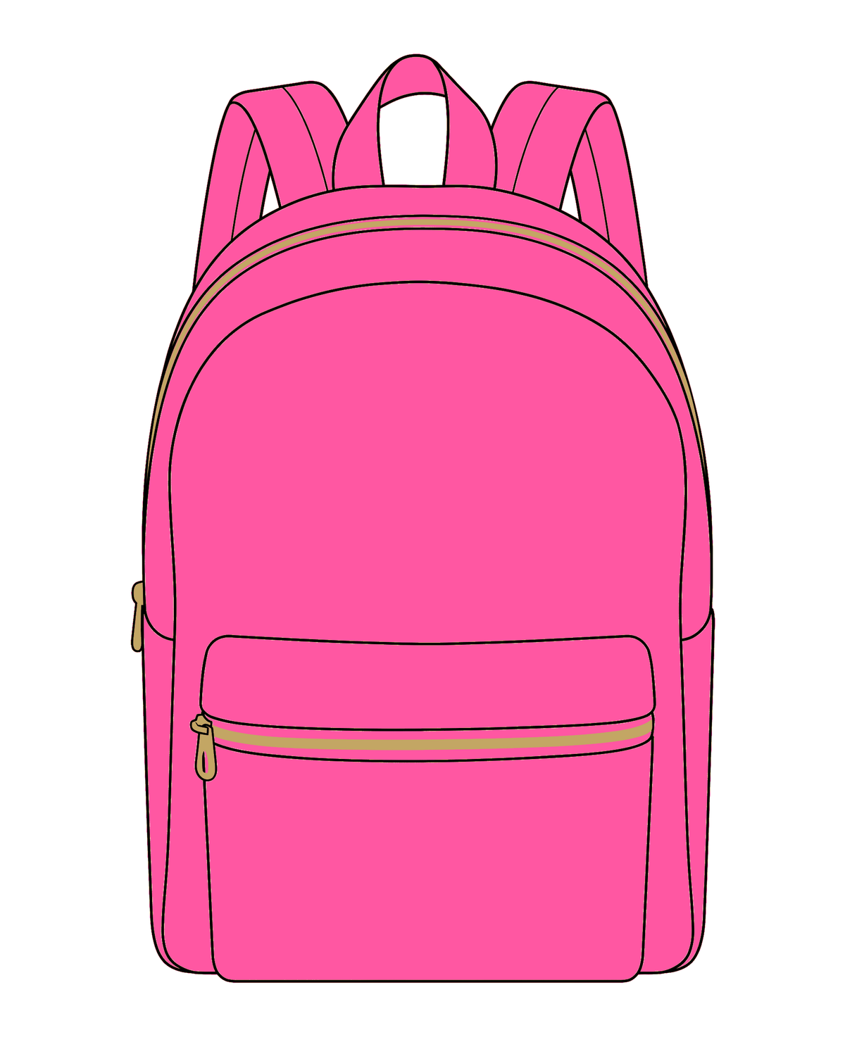 The Mini Scoop Backpack in Raspberry Ripple