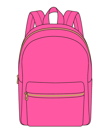 The Mini Scoop Backpack in Raspberry Ripple