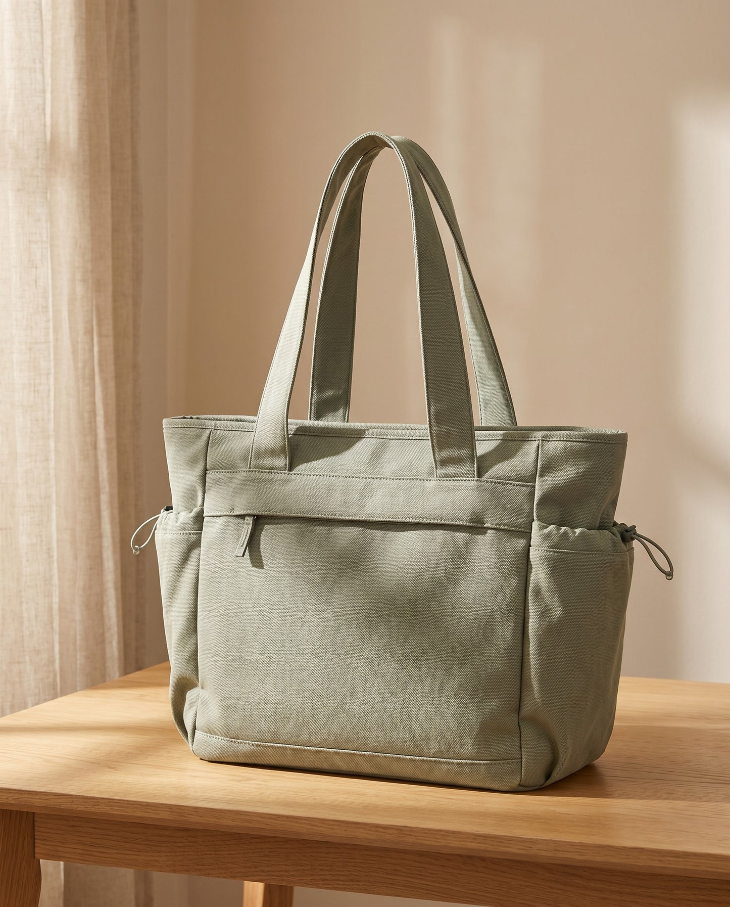 Quadra Studio Oversized Tote in Fresh Green